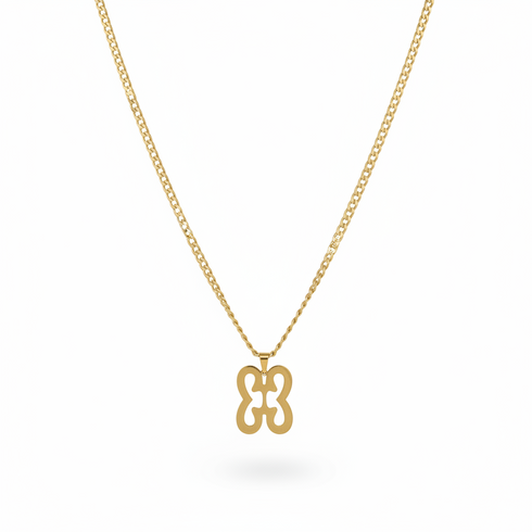 SUPPORT NKONSONKONSON bold curb chain Adinkra stainless steel necklace only