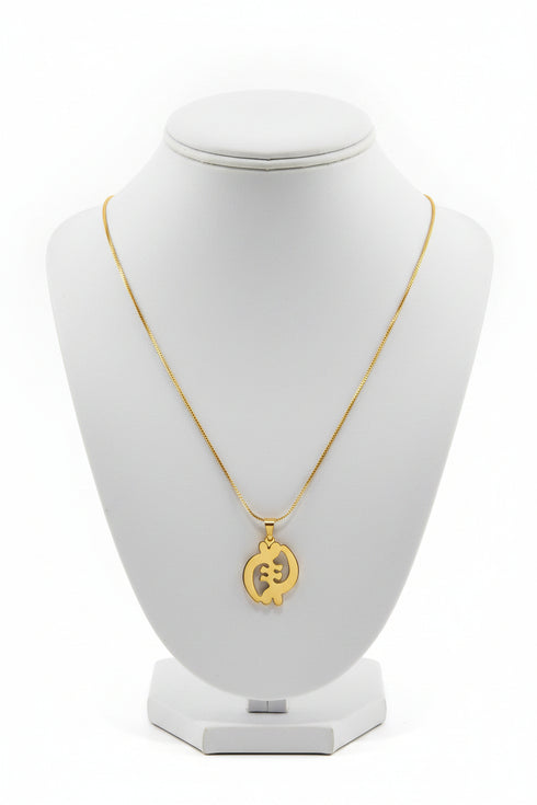SUPREME GYE-NYAME heritage stainless steel Adinkra necklace only