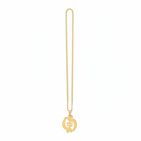 SUPREME GYE NYAME bold curb chain Adinkra stainless steel necklace only