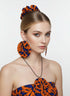 Sapphire Accessory Set - Ankara Earring and Necklace Set