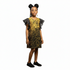 Taelisse Girls Sunburst Organdi and Ankara Vibrant African Girls Wear Shift Dress