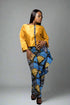 The Nakua Side Ruffle Pants and Satin Top Set