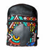 The Alkebulan (Africa) Heritage Ankara and Leather Fusion Backpack