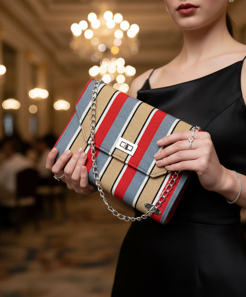 Urban Rhythms Flap Clutch