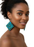 Urban Geometry Ankara Earrings