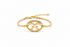VALOR AKOFENA Adinkra stainless steel adjustable chain bangle bracelet only