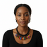 ZARIA Bold Multicolor Ankara Fabric Bead Statement Necklace – Handmade Women’s Jewelry
