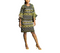 Zura Women Geometric Ankara Shift Dress with Flared Sleeves – Modern African Simplicity
