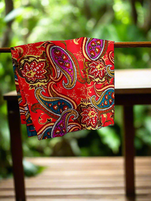 ADEPA Tie-On Ankara Headwrap / Headpiece Scarf – One-Yard Duku (African Print Headwrap)