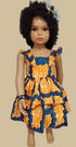 Adu-Twumwaa Ankara African Print Baby Girl Dress – Handmade