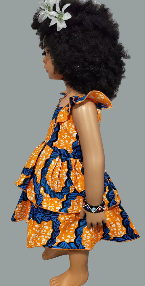 Adu-Twumwaa Ankara African Print Baby Girl Dress – Handmade
