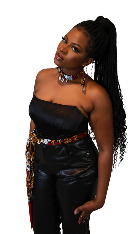 Tribal Elegance Fringe Belt set