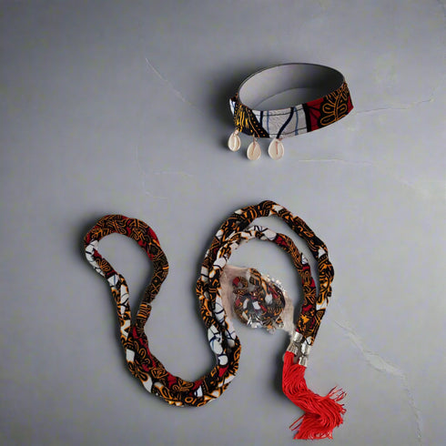 Tribal Elegance Fringe Belt set