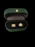 Adinkra Ghanaian Tradition Stud Gold Earrings