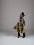 BINTA Ankara African Print Flare Jacket Dress for Girls