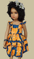 Adu-Twumwaa Ankara African Print Baby Girl Dress – Handmade