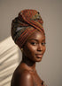 ADEPA Tie-On Ankara Headwrap / Headpiece Scarf – One-Yard Duku (African Print Headwrap)