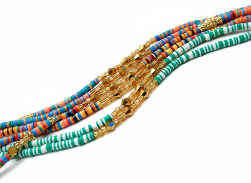 Azalee Multicolored Waist Beads