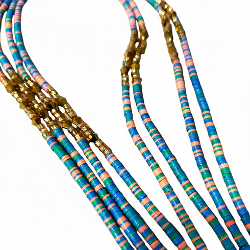 Azalee Multicolored Waist Beads