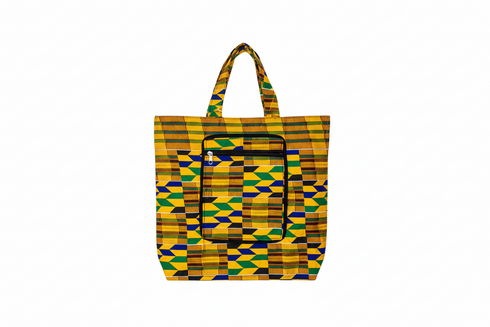 HERITAGE SHIFT Convertible Ankara African Print Ankara Tote Bag