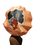 AFRICAN QUEEN BLACKWATER African Woman Handmade Silk Bonnet With African Queen Band Design