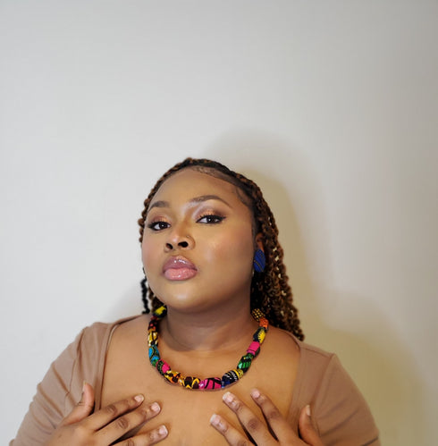 Pan-African Palette Ankara Necklace