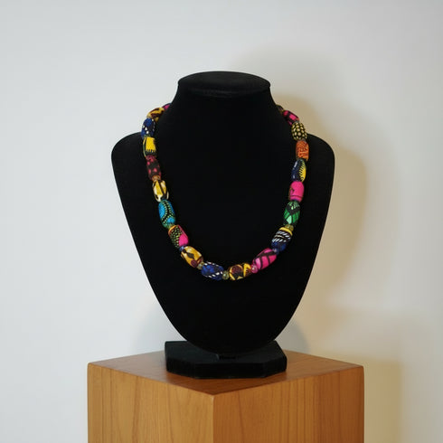 Pan-African Palette Ankara Necklace