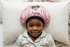 PRINCESS BLACKWATER African KIDS Handmade KIDS Silk Bonnet With PRINCESS Band Design