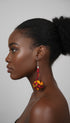 Ade-A-Oye Bubble Teardrop Ankara Earrings
