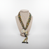Zuberi handmade Africa map pendant beaded necklace