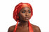 NAWOTWE AKOSUA Days of the Week African Names Satin Bonnet Hair Accessory with Adjustable Tie Back - Sunday