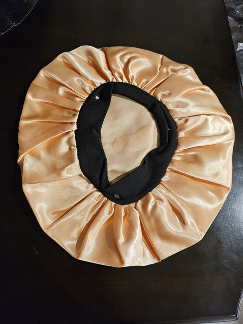 LITTLE QUEEN BLACKWATER African KIDS Handmade KIDS Silk Bonnet With Little Queen Band Design