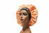 MELANIN BLACKWATER African Woman Handmade Silk Bonnet With Melanin Band Design