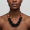Lumina handmade elegance woven seed bead necklace earring set