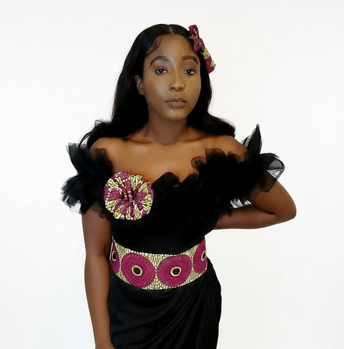 Vivid Visionary African Print Belt