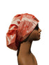 NAWOTWE YAA Days of the Week African Names Satin Bonnet Hair Accessory with Adjustable Tie Back - Thursday