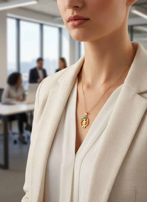 GRACE GYE NYAME Adinkra Gold Necklace Only – Adinkra Necklace Stainless Steel