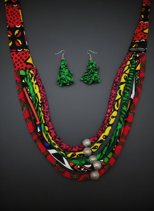 Kaleidoscope Ankara Twist Belt