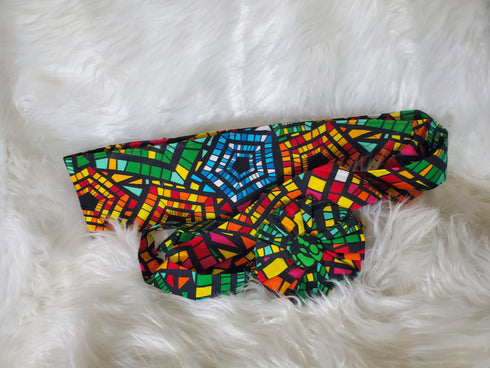 Vivid Visionary African Print Belt