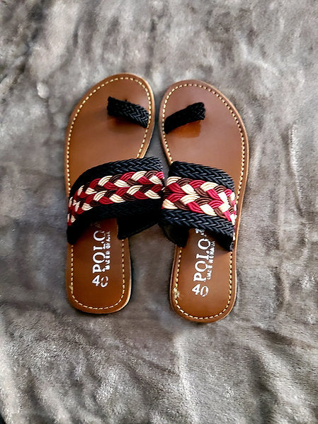 Beaded African Summer Slippers