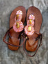 Beaded African Summer Slippers