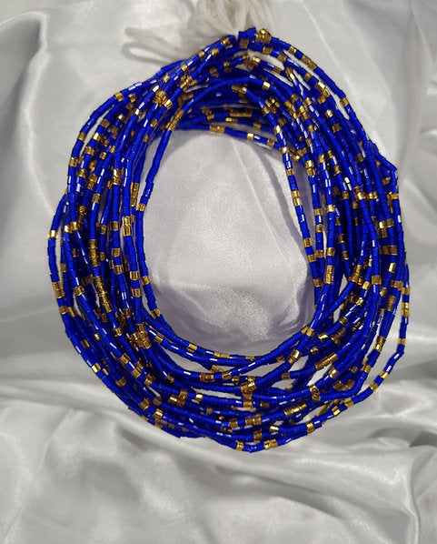 Odehyie Blue Class Waist Beads - Ahyenie