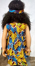 Rohana sleeveless African Print Girl Dress