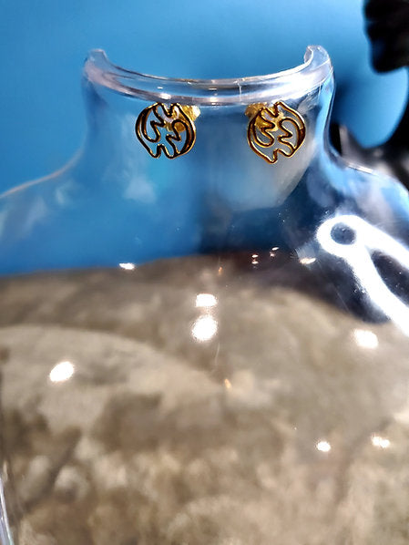 Gye Nyame medium Traditional minimalist Authentic Earrings