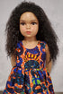 Ah'A Sleeveless Cut & Attach African Print Girl Dress