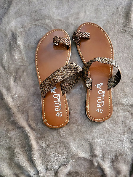 Beaded African Summer Slippers