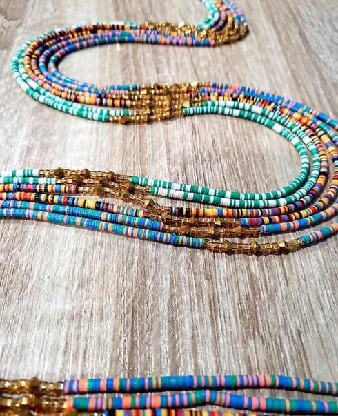 Azalee Multicolored Waist Beads