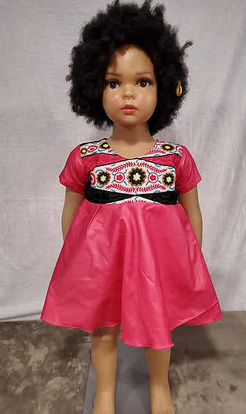 Nhyira Beautiful African Print Girl Dress