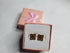 Ghanaian Adinkra Tradition Stud Gold Earrings