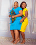 MAKENA Shift African Print Ankara Dress